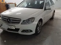 Usado Mercedes C220 Avantgarde 170 CV (125 kW) 2011 Blanco Familiar