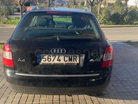 Usado Audi A4 130 CV (95 kW) 2003 Negro Familiar