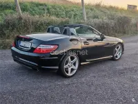 Usado Mercedes SLK200 184 CV (135 kW) 2013 Negro Descapotable