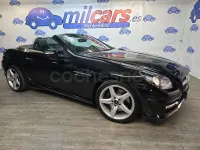 Usado Mercedes SLK200 184 CV (135 kW) 2015 Negro Descapotable