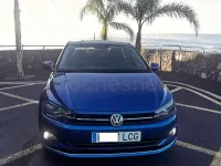 Usado VW Polo Sportline 95 CV (69 kW) 2019 Azul Utilitario