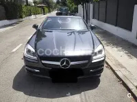 Usado Mercedes SLK200 184 CV (135 kW) 2013 Negro Descapotable