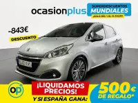 Usado Peugeot 208 Style 100 CV (73 kW) 2018 Gris Utilitario