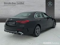 Usado Mercedes C300e AMG line 313 CV (230 kW) 2024 Negro obsidiana