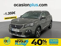 Usado Peugeot 3008 Allure 130 CV (95 kW) 2018 Gris SUV