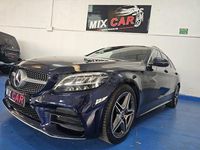 Usado Mercedes C200 160 CV (117 kW) 2019 Azul Familiar