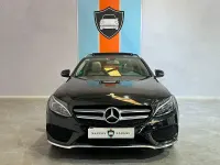Usado Mercedes C180 AMG line 156 CV (114 kW) 2016 Negro Familiar