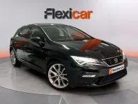 Usado Seat Leon FR 125 CV (91 kW) 2018 Negro Berlina