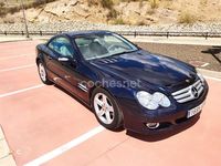 Usado Mercedes SL350 272 CV (200 kW) 2008 Azul Descapotable