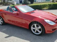Usado Mercedes SLK200 163 CV (119 kW) 2005 Rojo Descapotable