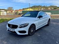 Usado Mercedes C250 AMG line 204 CV (150 kW) 2016 Blanco Coupe
