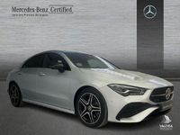 Usado Mercedes CLA220 AMG line 190 CV (139 kW) 2025 Plata hightech Berlina