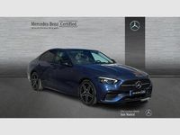 Usado Mercedes C220 AMG line 200 CV (147 kW) 2025 Azul sodalita (metalizado) Berlina