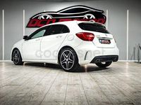 Usado Mercedes A200 AMG line 136 CV (100 kW) 2015 Blanco Berlina
