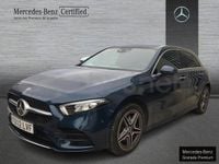 Usado Mercedes A250 AMG line 218 CV (160 kW) 2021 Azul denim Berlina