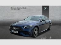 Usado Mercedes C300e AMG line 313 CV (230 kW) 2025 Azul Berlina
