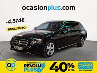 Usado Mercedes E220 194 CV (142 kW) 2017 Negro Familiar