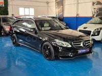 Usado Mercedes E250 Avantgarde 204 CV (150 kW) 2014 Negro Familiar