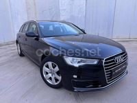 Usado Audi A6 S-Line 190 CV (139 kW) 2016 Negro Familiar