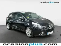 Usado Renault Clio GrandTour Dynamique 90 CV (66 kW) 2015 Negro Familiar