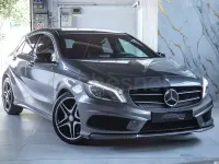 Usado Mercedes A200 AMG line 136 CV (100 kW) 2015 Gris / plata Utilitario