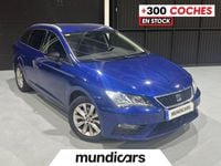 Usado Seat Leon ST Style 125 CV (91 kW) 2018 Azul Familiar