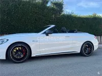 Usado Mercedes C63 AMG 476 CV (350 kW) 2018 Blanco Descapotable