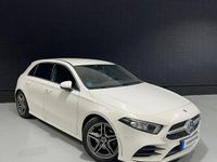Usado Mercedes A180 AMG line 137 CV (100 kW) 2019 Blanco Berlina