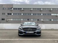Usado Mercedes C200 150 CV (110 kW) 2017 Gris / plata Familiar