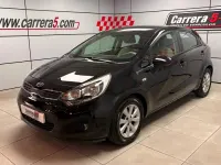 Usado Kia Rio 85 CV (62 kW) 2014 Negro Berlina