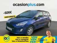Usado Ford Fiesta Trend+ 85 CV (62 kW) 2018 Azul Utilitario
