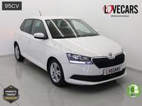 Usado Skoda Fabia Ambition 95 CV (69 kW) 2021 Blanco Berlina