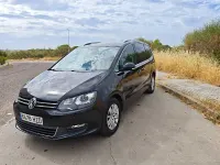Usado VW Sharan Advance 140 CV (102 kW) 2014 Negro Monovolumen