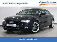 Begagnad Audi A5 Sportback Advanced 190 HK (139 kW) 2015 Blå Halvkombi