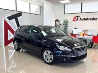 Usado Peugeot 308 Access 100 CV (73 kW) 2016 Azul Utilitario