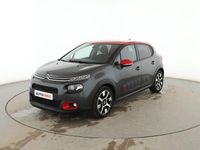 Usado Citroën C3 Shine 100 CV (73 kW) 2017 Negro Berlina