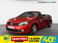 Usado VW Golf Cabriolet 105 CV (77 kW) 2012 Rojo Descapotable