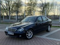 Usado Mercedes C180 Classic 143 CV (105 kW) 2005 Azul Berlina