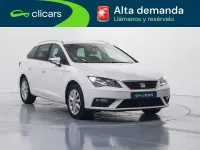 Usado Seat Leon ST Style 116 CV (85 kW) 2019 Blanco Familiar