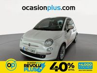 Usado Fiat 500 Lounge 75 CV (55 kW) 2009 Blanco Descapotable