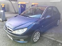 Usado Peugeot 206 90 CV (66 kW) 2003 Azul Berlina