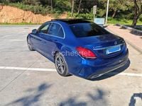 Usado Mercedes C200 136 CV (100 kW) 2019 Azul Berlina