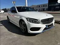 Usado Mercedes C220 AMG line 170 CV (125 kW) 2016 Marrón Berlina