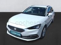 Usado Seat Leon Style 115 CV (84 kW) 2021 Blanco Familiar