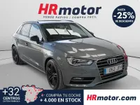 Usado Audi A3 Attraction 110 CV (80 kW) 2015 Gris Berlina