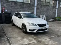Usado Seat Leon Style 130 CV (95 kW) 2018 Blanco Berlina