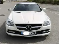 Usado Mercedes SLK200 184 CV (135 kW) 2014 Blanco Descapotable