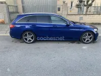 Usado Mercedes C220 170 CV (125 kW) 2018 Azul Familiar
