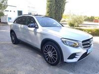 Usado Mercedes GLC220 AMG line 170 CV (125 kW) 2016 Gris SUV