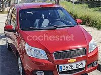Usado Chevrolet Aveo LT 100 CV (73 kW) 2009 Granate Berlina